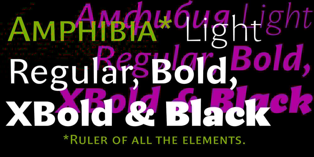 Amphibia font