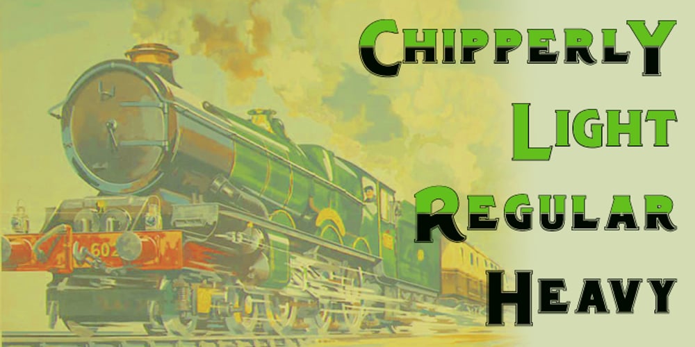 Chipperly font