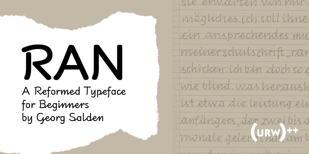 RAN font