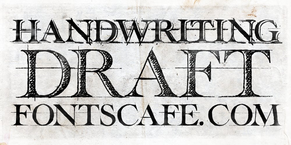 Handwriting Draft font