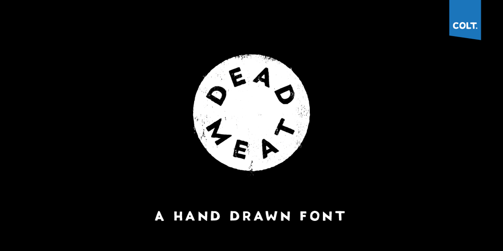 Dead Meat font