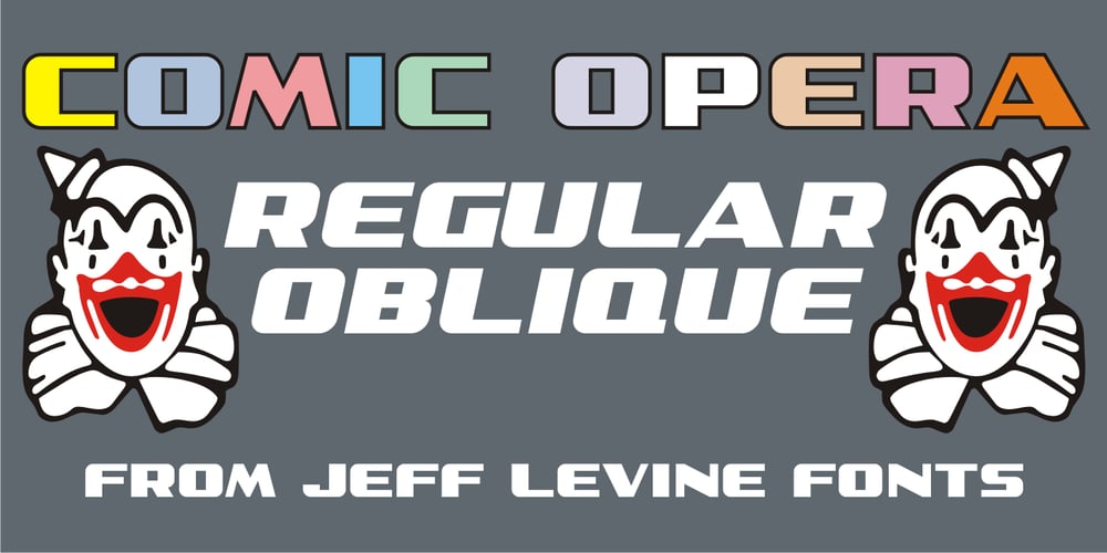 Comic Opera JNL font