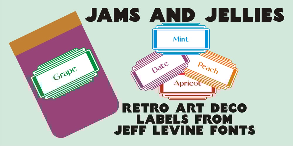 Jams And Jellies JNL font
