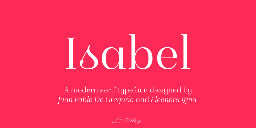 Isabel font