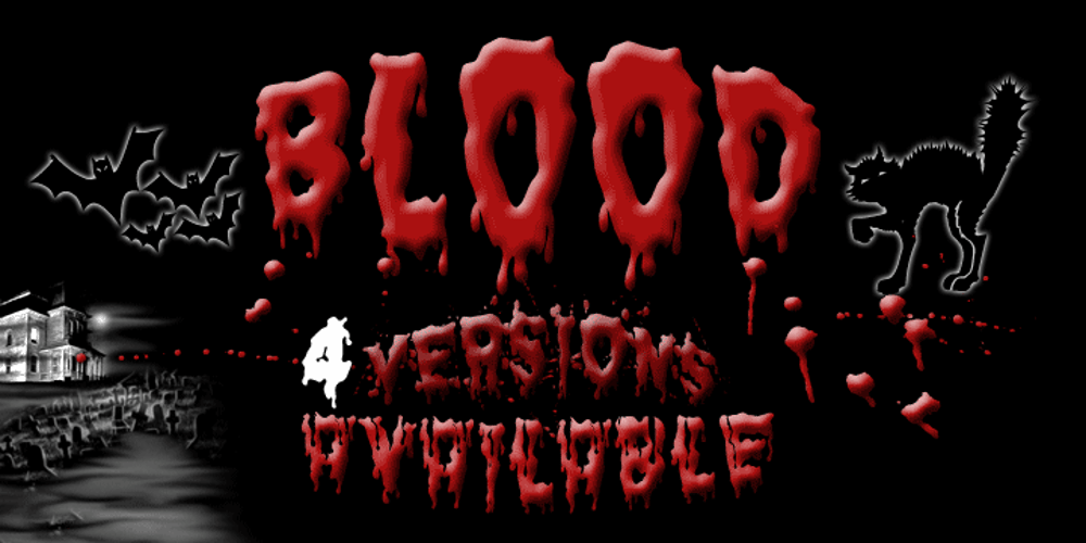 Blood font