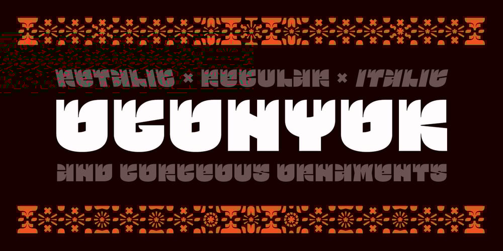 Ogonyok font