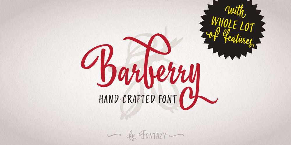 Barberry font