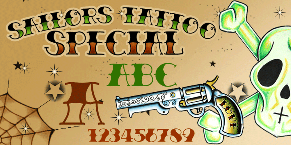 Sailors Tattoo Special font