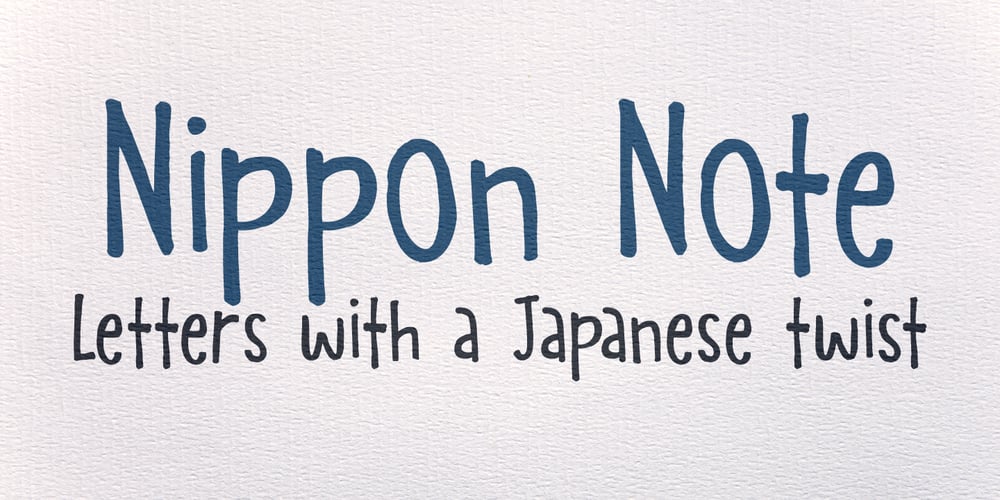 Nippon Note font
