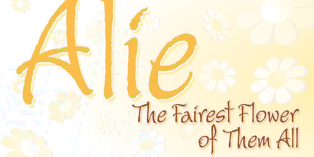 Alie font