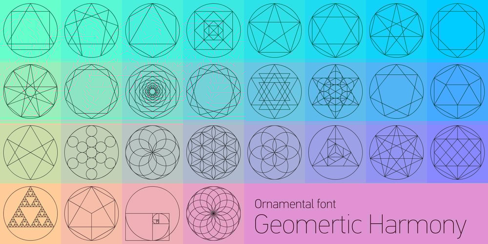 Geometric Harmony font