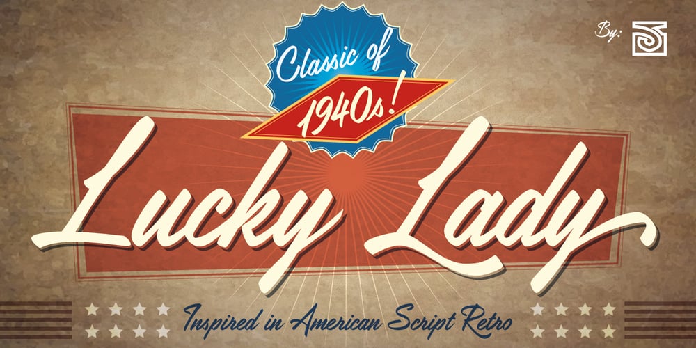 Lucky Lady font