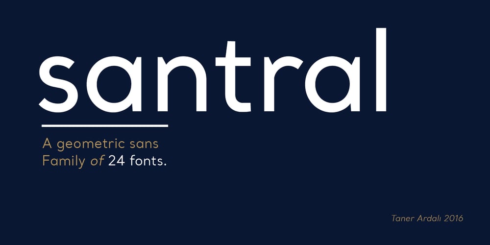Santral font