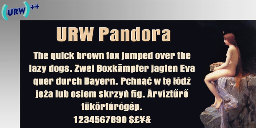 Pandora font