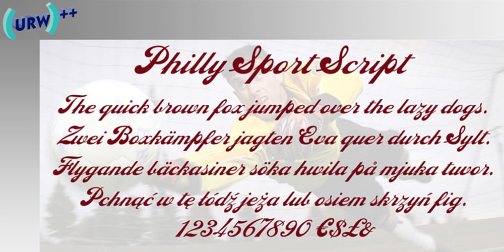 Philly Sport Script font