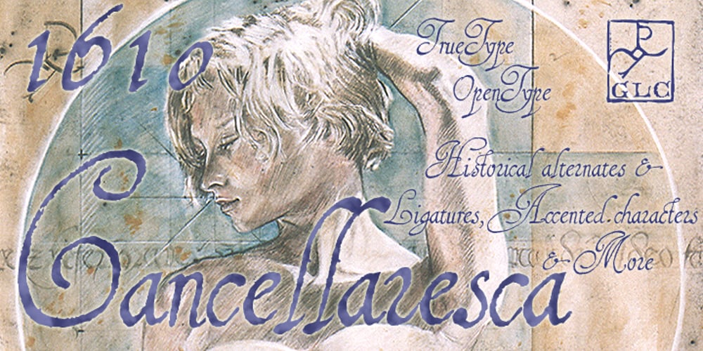 1610 Cancellaresca font