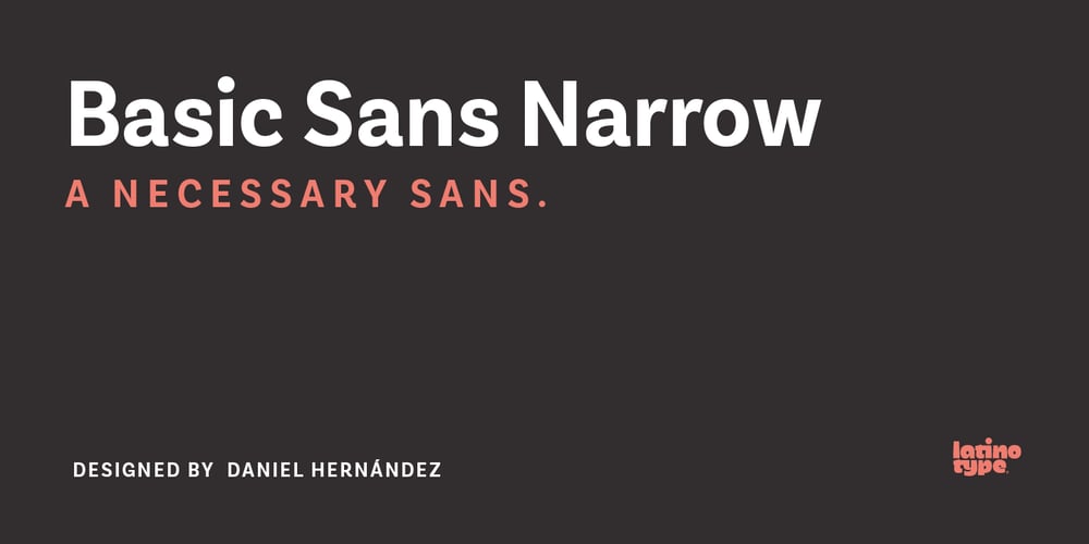 Basic Sans Narrow font