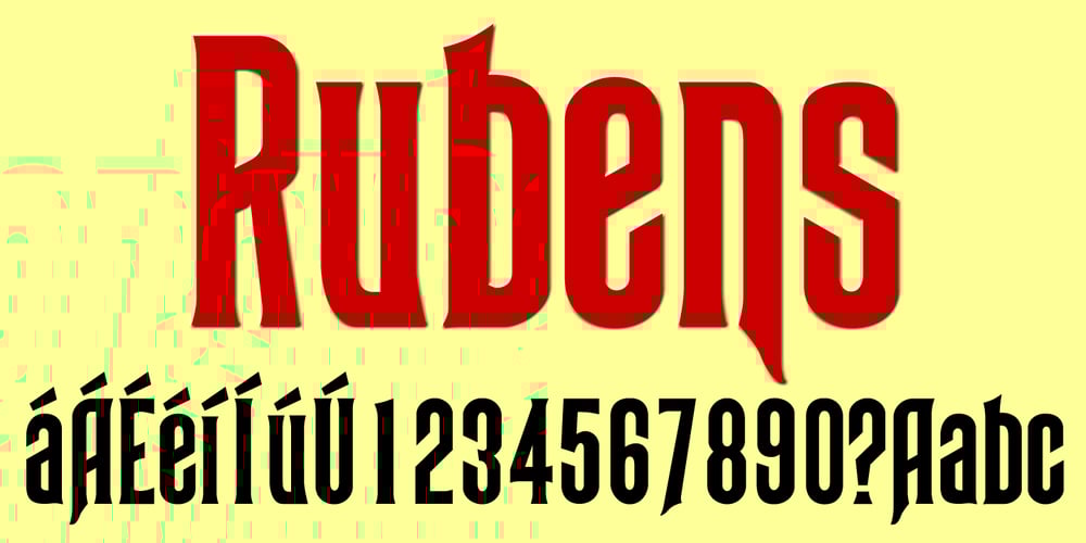 Rubens font