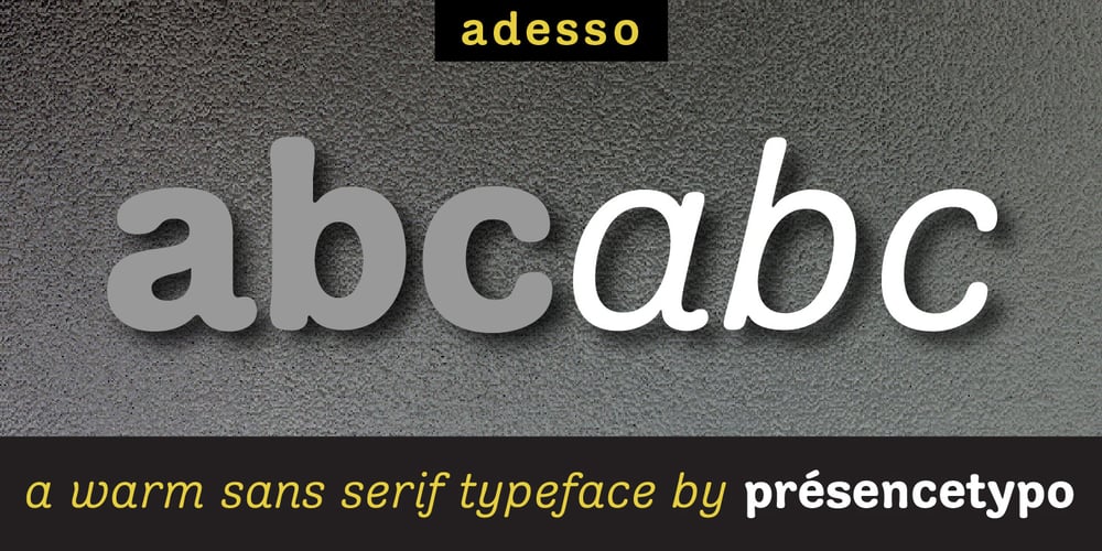 Adesso font