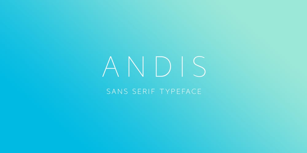 Andis font