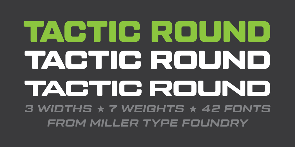 Tactic Round font