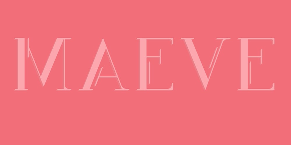 Maeve font