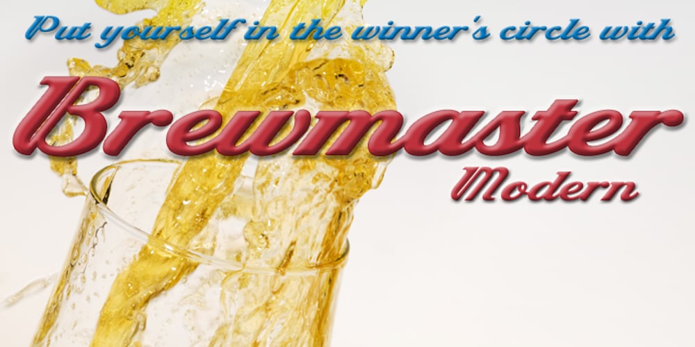 Brewmaster Modern font