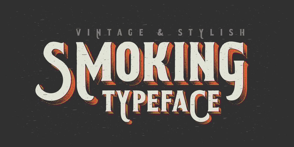 Smoking Typeface font
