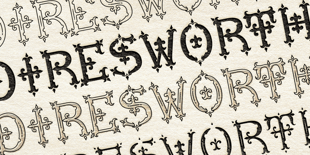 MFC Diresworth Monogram font