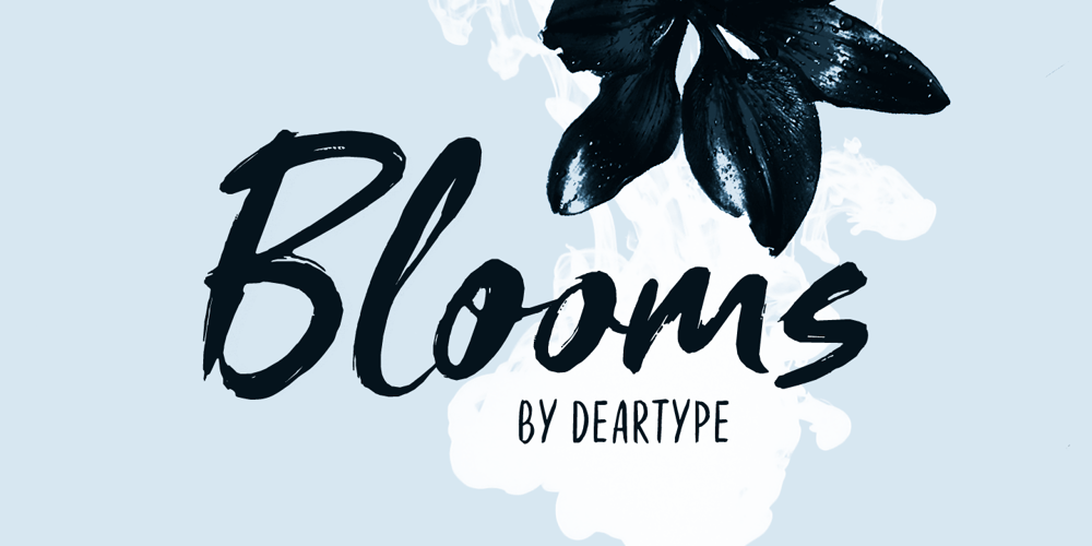 Blooms font