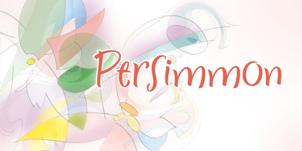Persimmon font