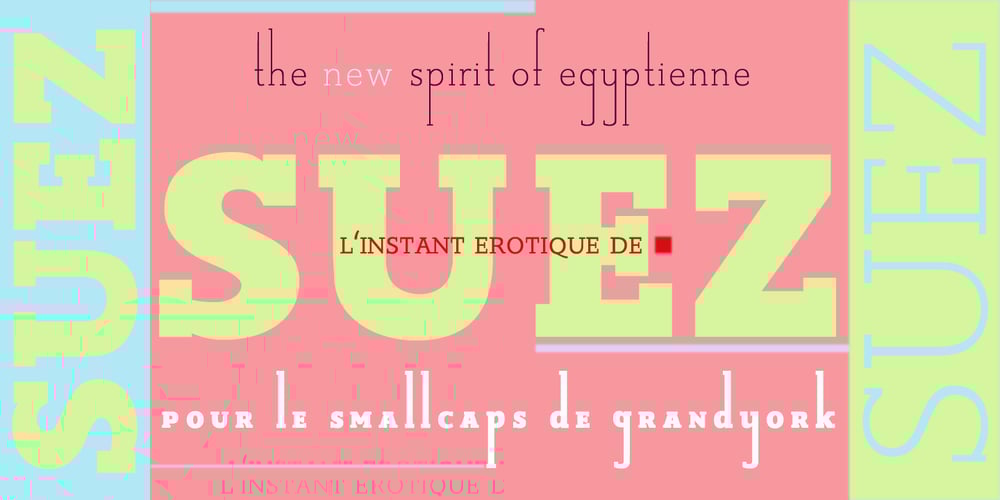 Suez font