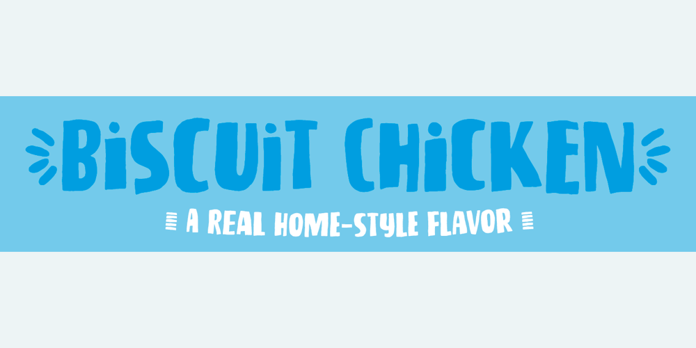 Biscuit Chicken font