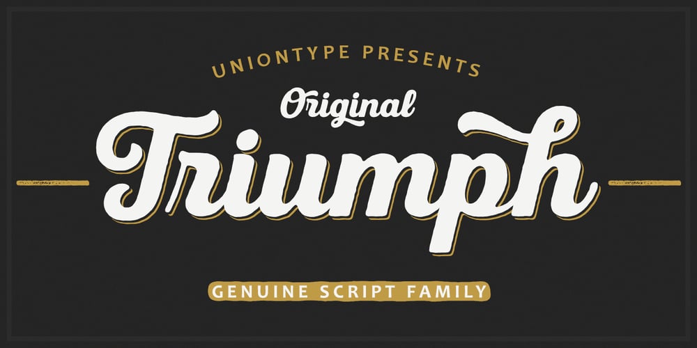 UT Triumph font
