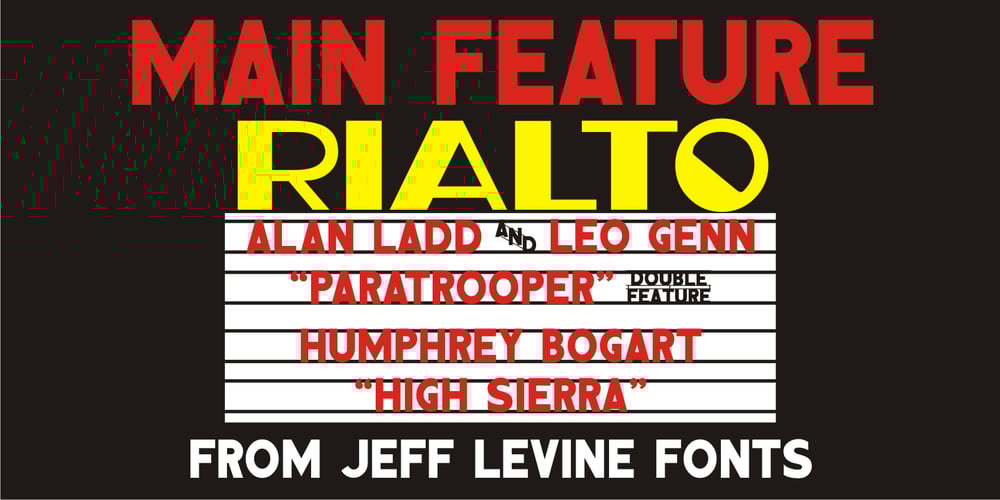 Main Feature JNL font