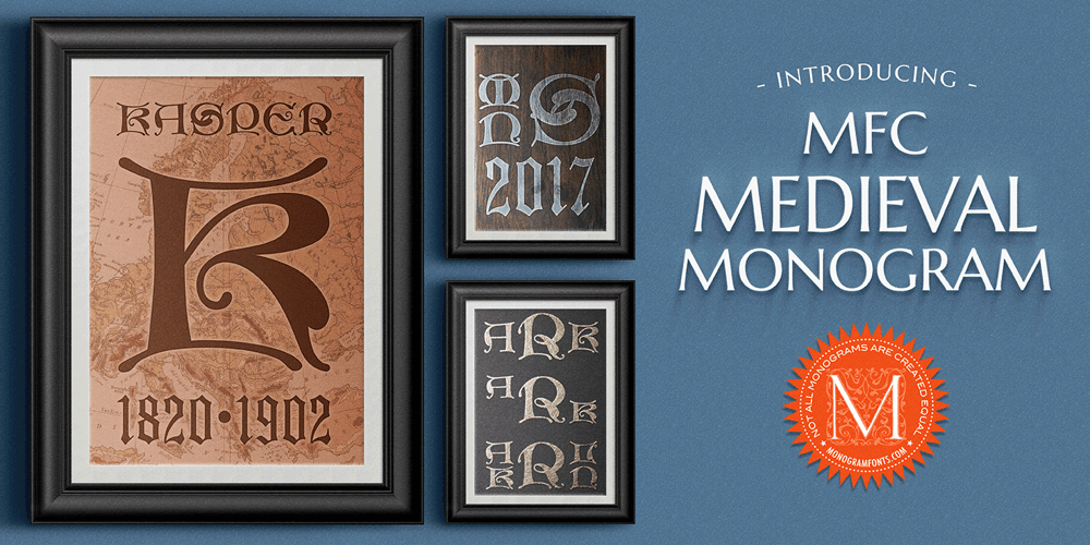 MFC Medieval Monogram font