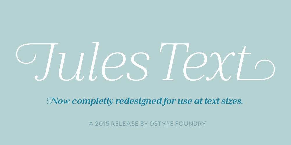 Jules Text font