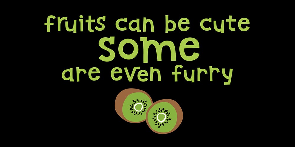 Kiwi font