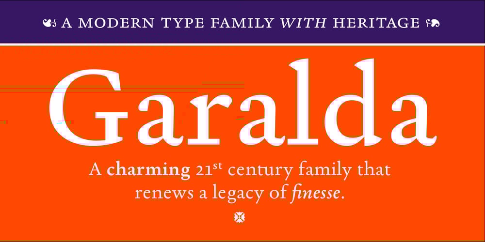 Garalda font