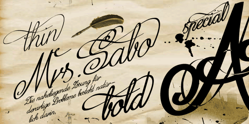 Mrs Sabo font