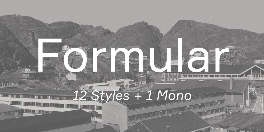 Formular font