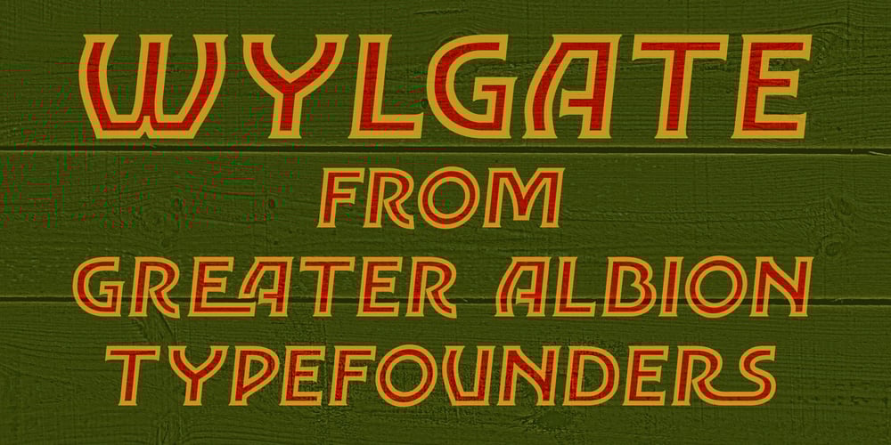 Wylgate font