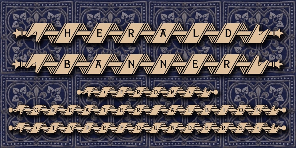 Herald Banner font