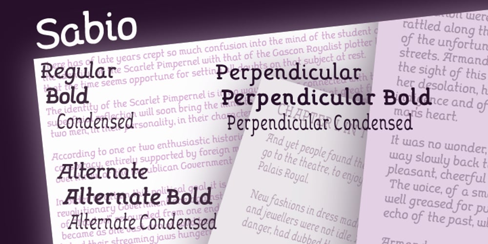 Sabio font