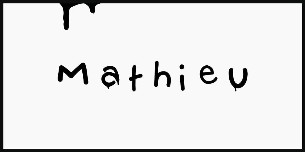 mathieu font