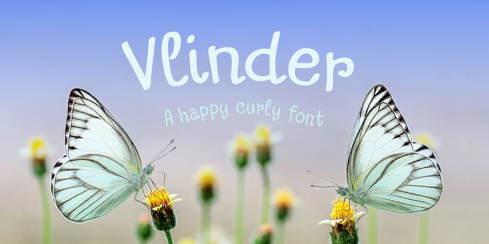 Vlinder font