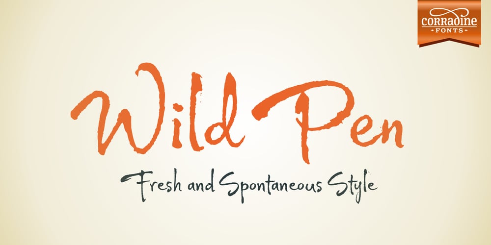 Wild Pen font