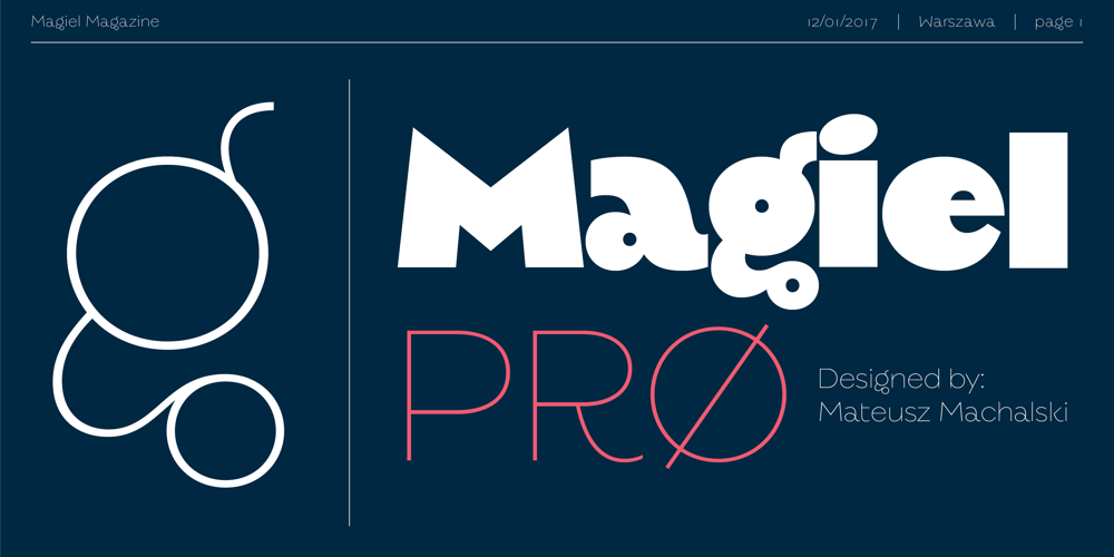 Magiel Pro font