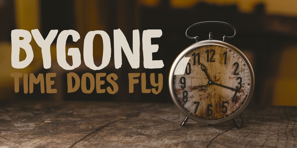 Bygone font