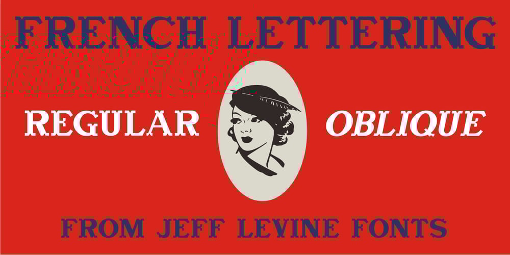 French Lettering JNL font